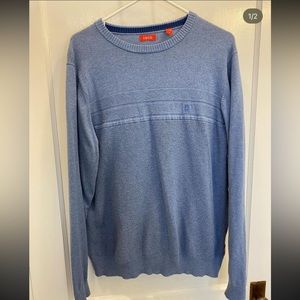 L light blue mens Izod sweater